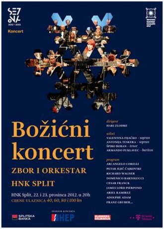 Božićni koncert Zbora i Orkestra HNK Split