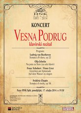 Pijanistički recital Vesne Podrug